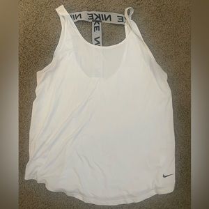 White Nike Tank Top